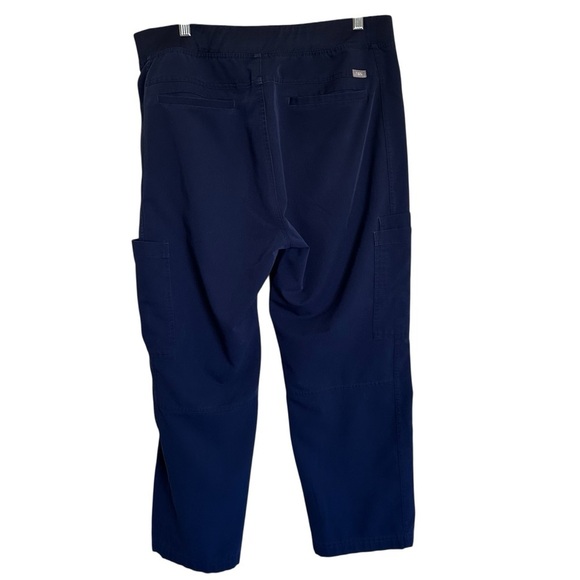 Figs Technical Collection Navy Blue Straight Leg Men's Cargo Scrub Pants Size XL - Picture 3 of 13
